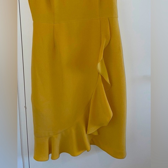 Basque, Size 10, yellow/ gold midi cocktail dress (NWT) - Picture 2 of 5